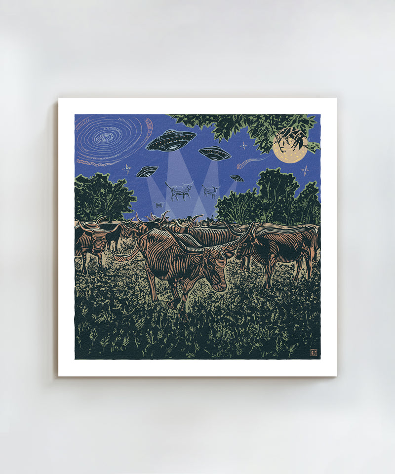 Cows and Aliens by Bryan Peterson