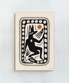 Coyote and Snake by Perro y Arena