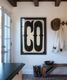 Large Letters - CO by Head West Studio