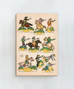 Cutout Warriors of the West #1 by Head West Studio