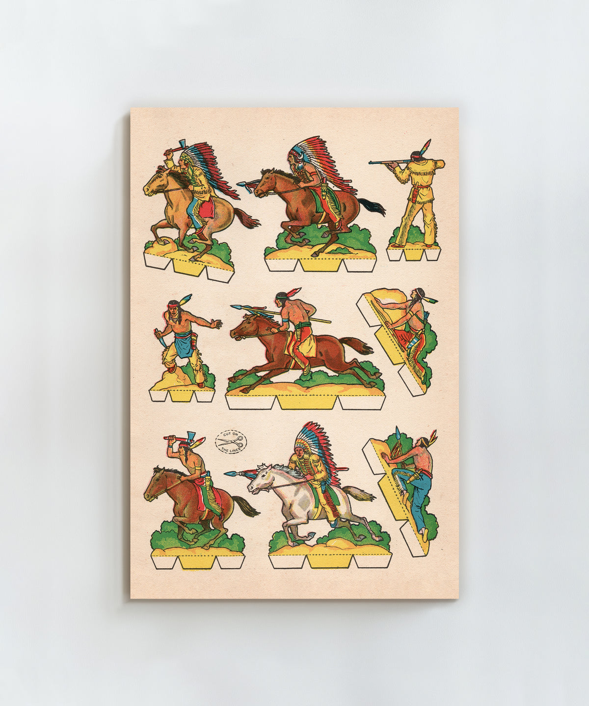 Cutout Warriors of the West #2 by Head West Studio