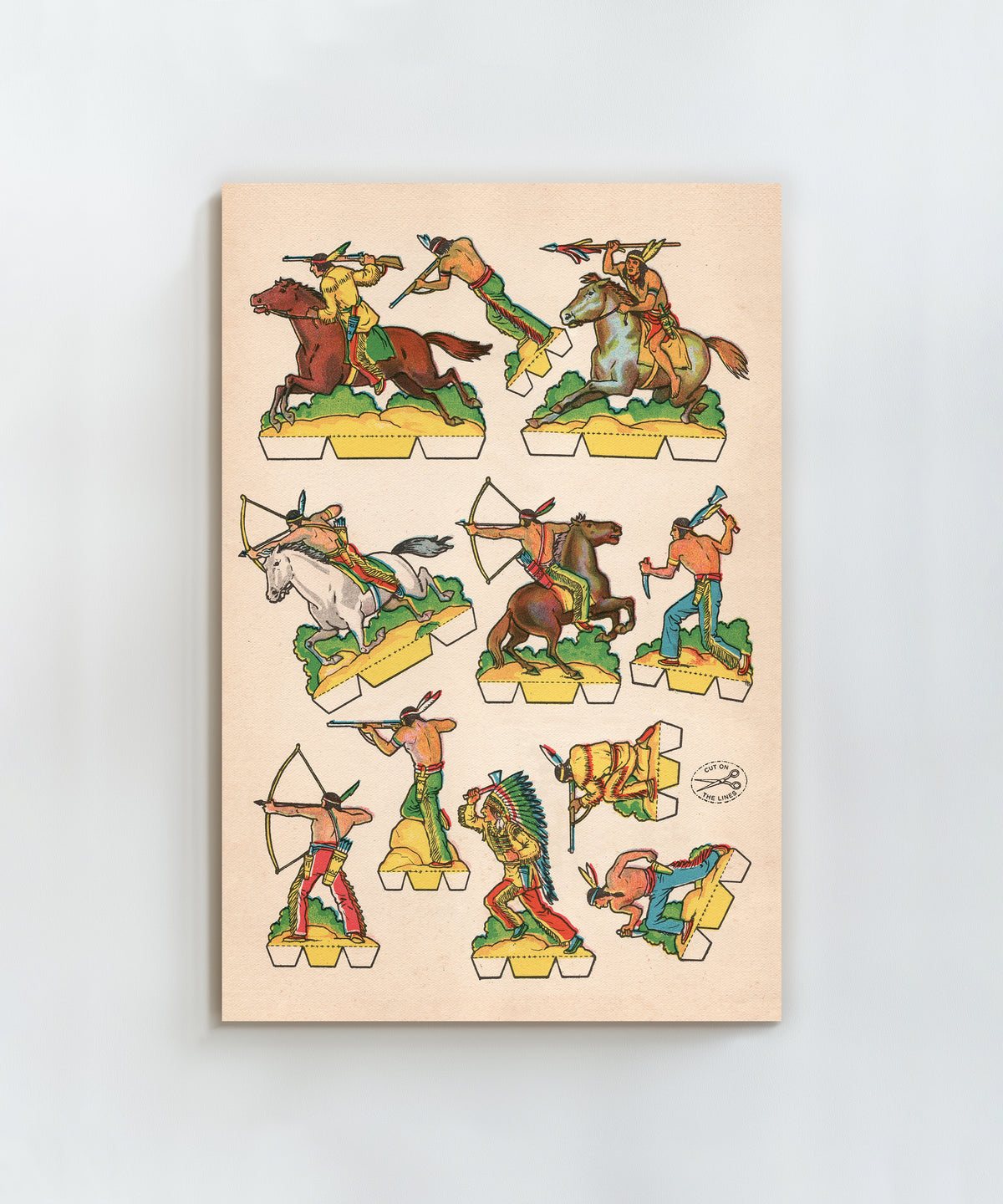 Cutout Warriors of the West #4 by Head West Studio