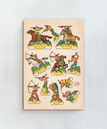 Cutout Warriors of the West #4 by Head West Studio