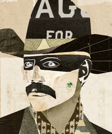 Collage Cowboy #1 by Head West Studio