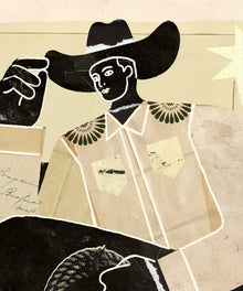 Collage Cowboy #2 by Head West Studio