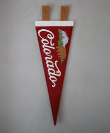 Colorado Felt Pennant by Head West Studio