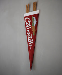 Colorado Felt Pennant by Head West Studio