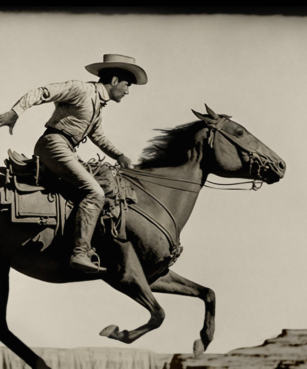 Cowboy Film Still by Head West Studio