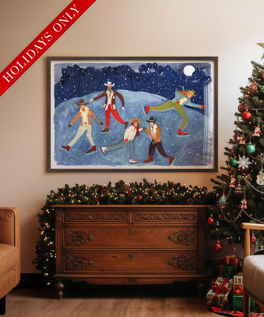 Moonlight Skaters by Melissa Lakey