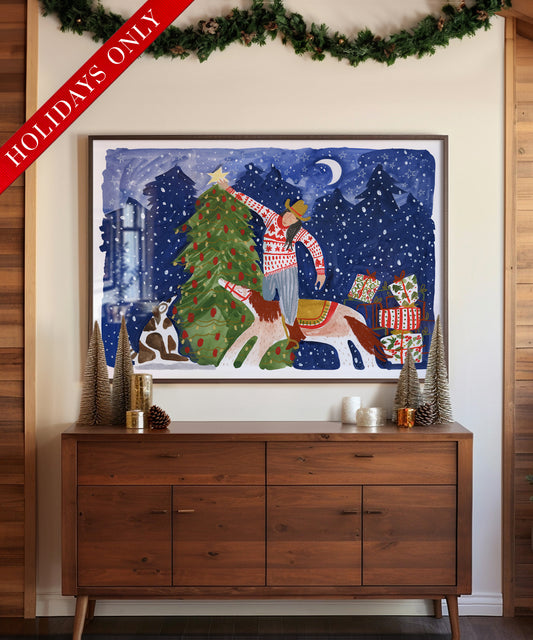 Decorating the Tree by Melissa Lakey