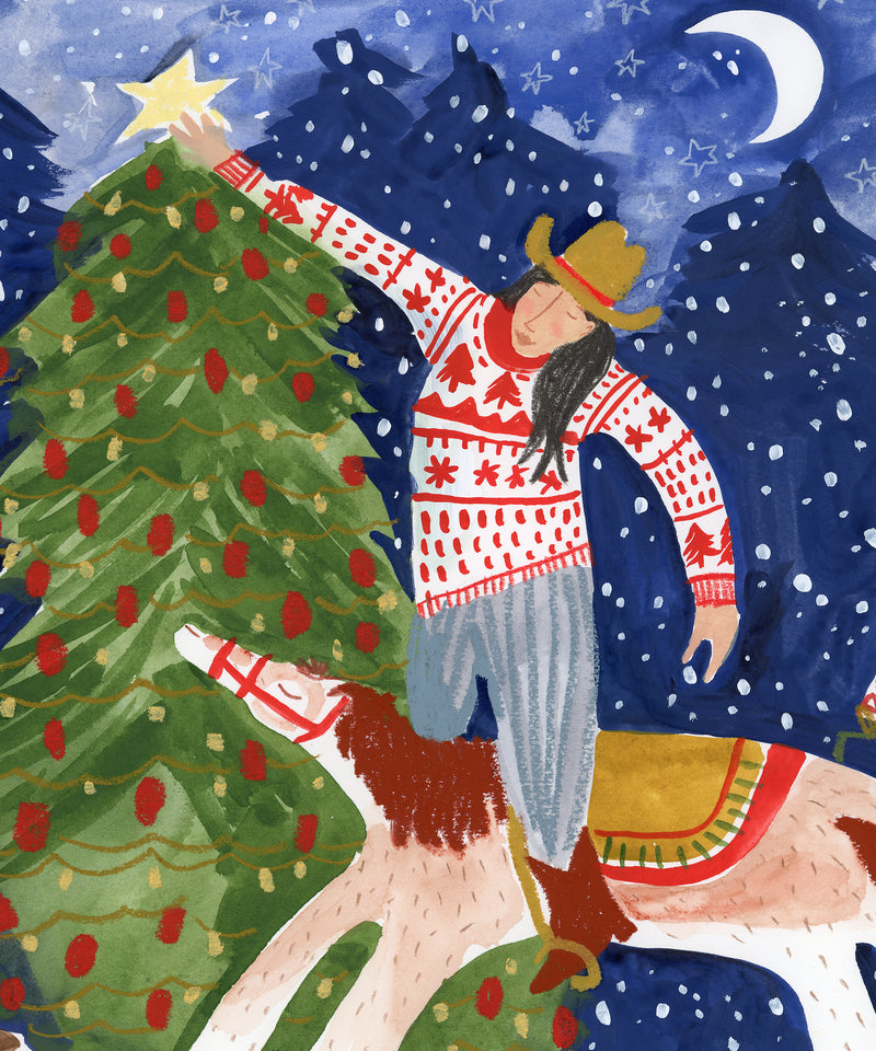 Decorating the Tree by Melissa Lakey