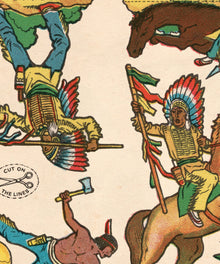 Cutout Warriors of the West #6 by Head West Studio