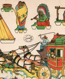 Cutout Warriors of the West #7 by Head West Studio
