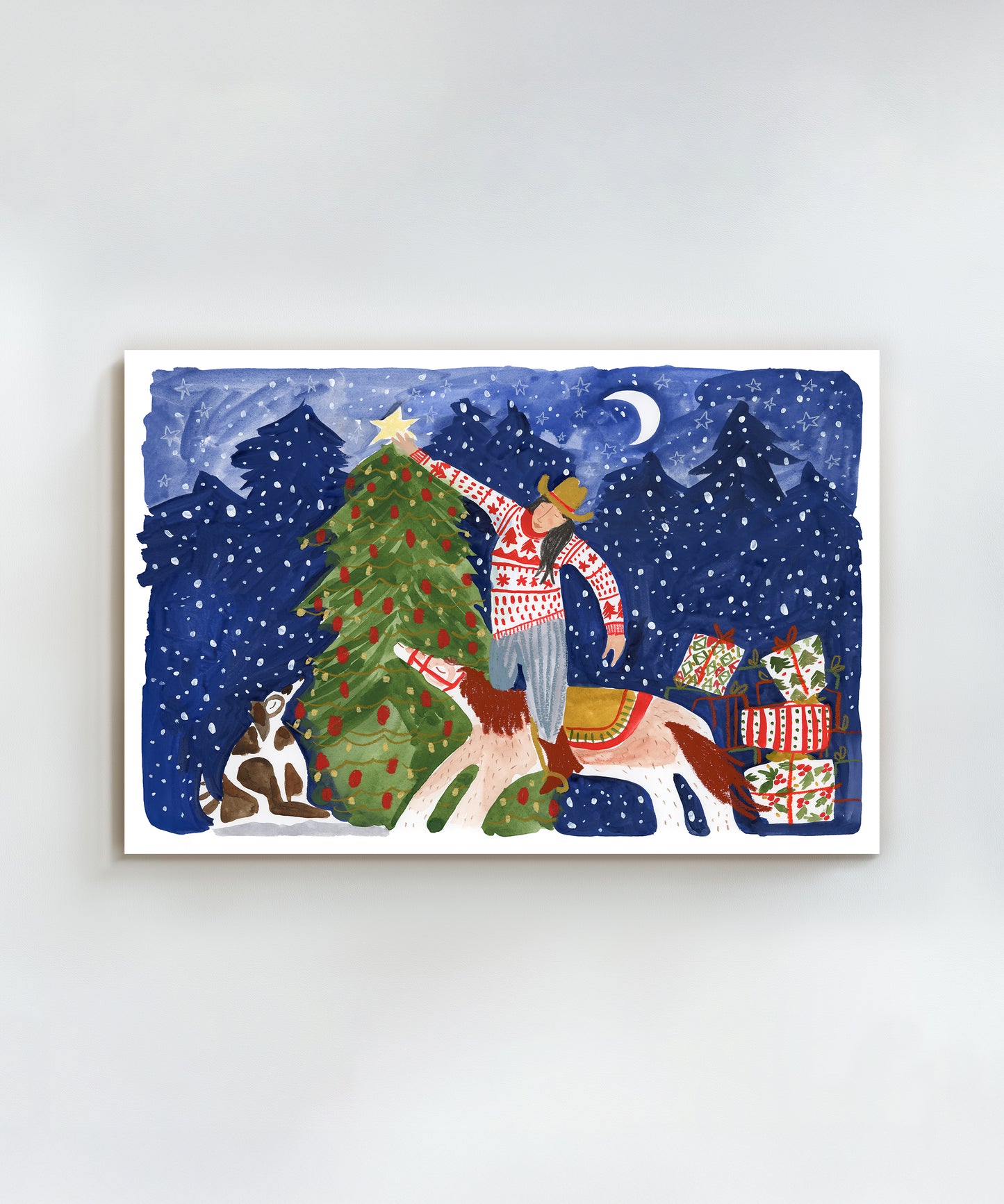 Decorating the Tree by Melissa Lakey