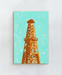 Shapes of the West - Oil Derrick by Head West Studio