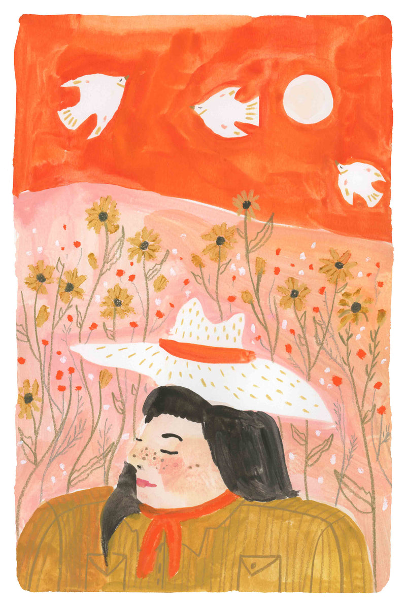 All She Dreamt Were Flowers by Melissa Lakey