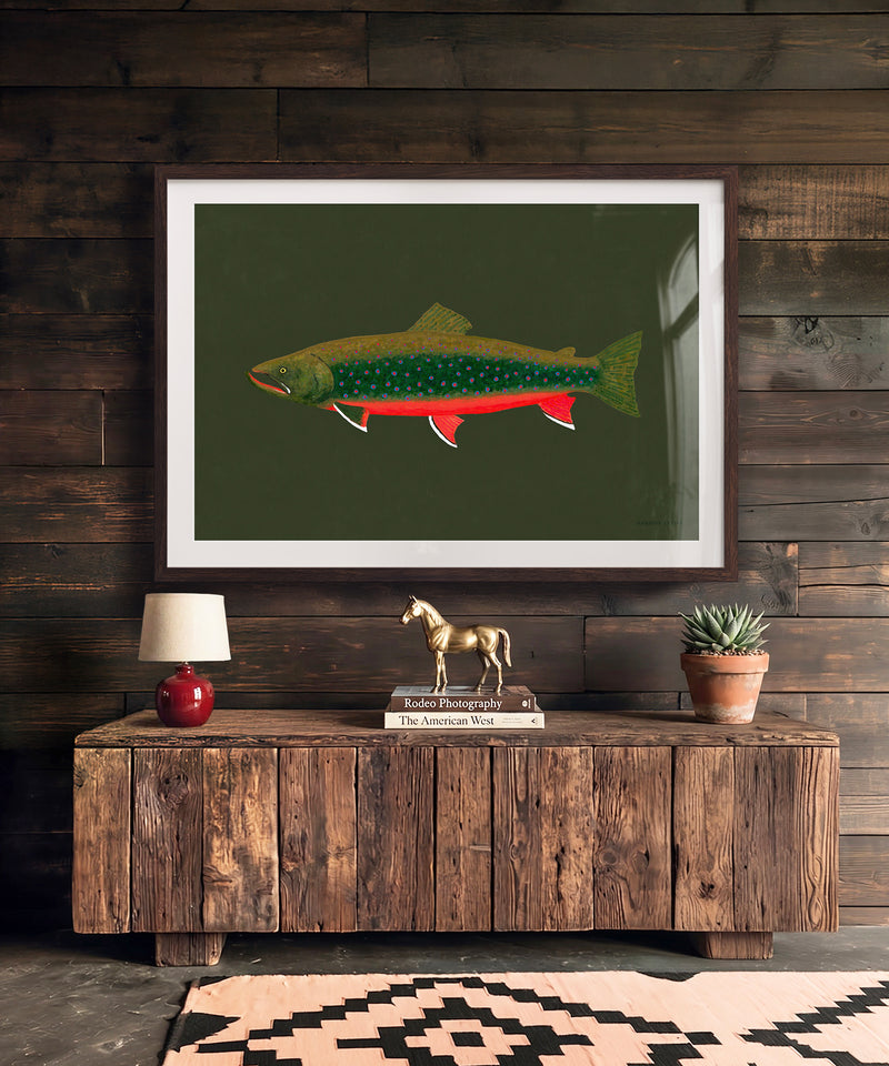 Dolly Varden Trout by Hannah Ervick
