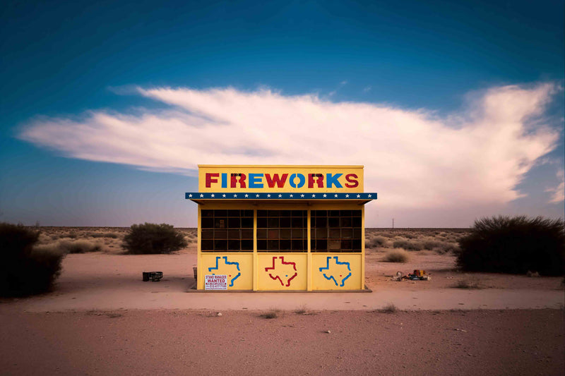 Roadside Remains #2 of 6 - The Firework Stand by Head West Studio