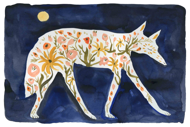 Flower Fox by Melissa Lakey