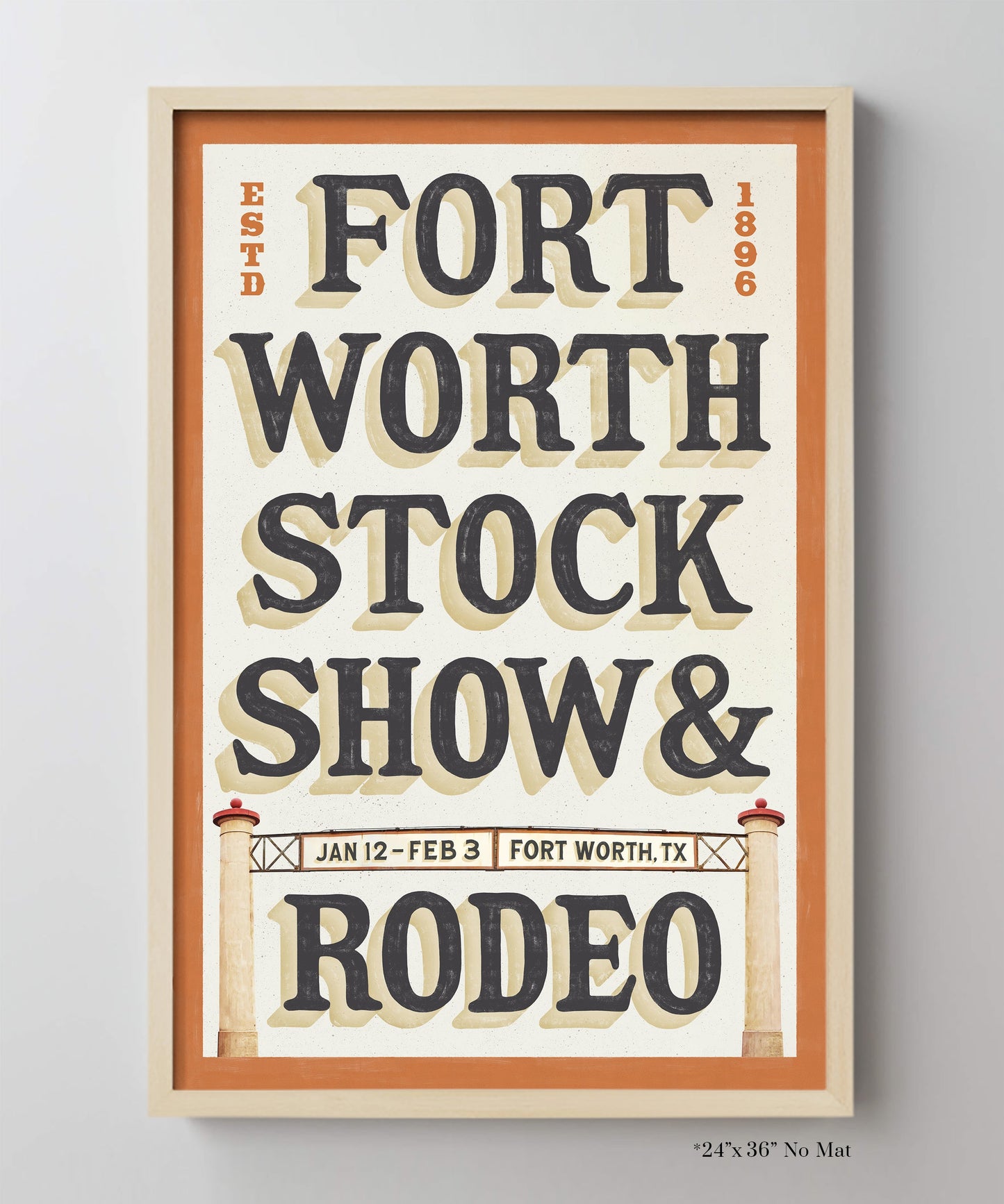 Fort Worth Stock Show and Rodeo Poster