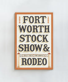 Fort Worth Stock Show and Rodeo Poster by Head West Studio