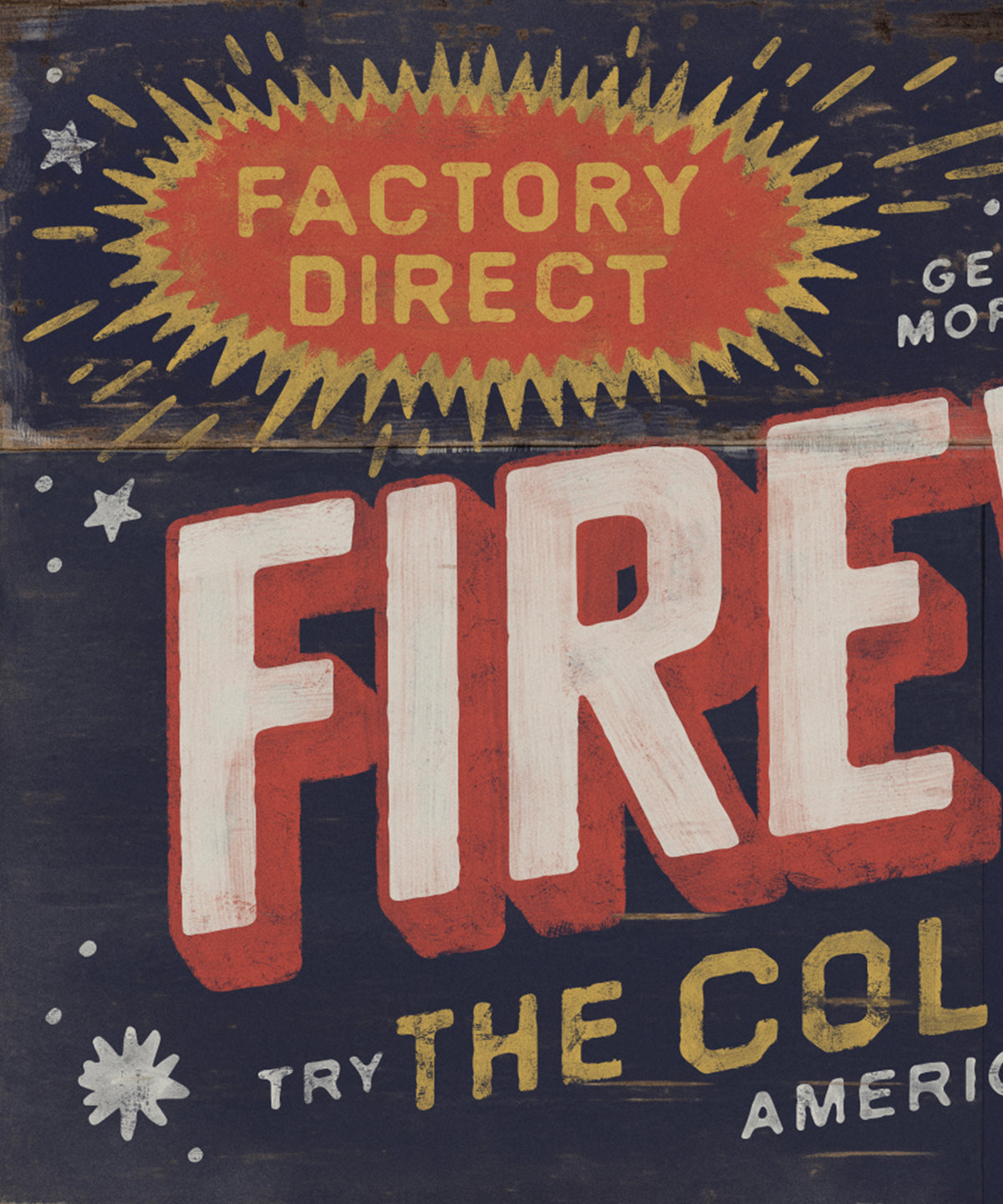 Road Trip Attractions #5 - Factory Direct Fireworks by Head West Studio