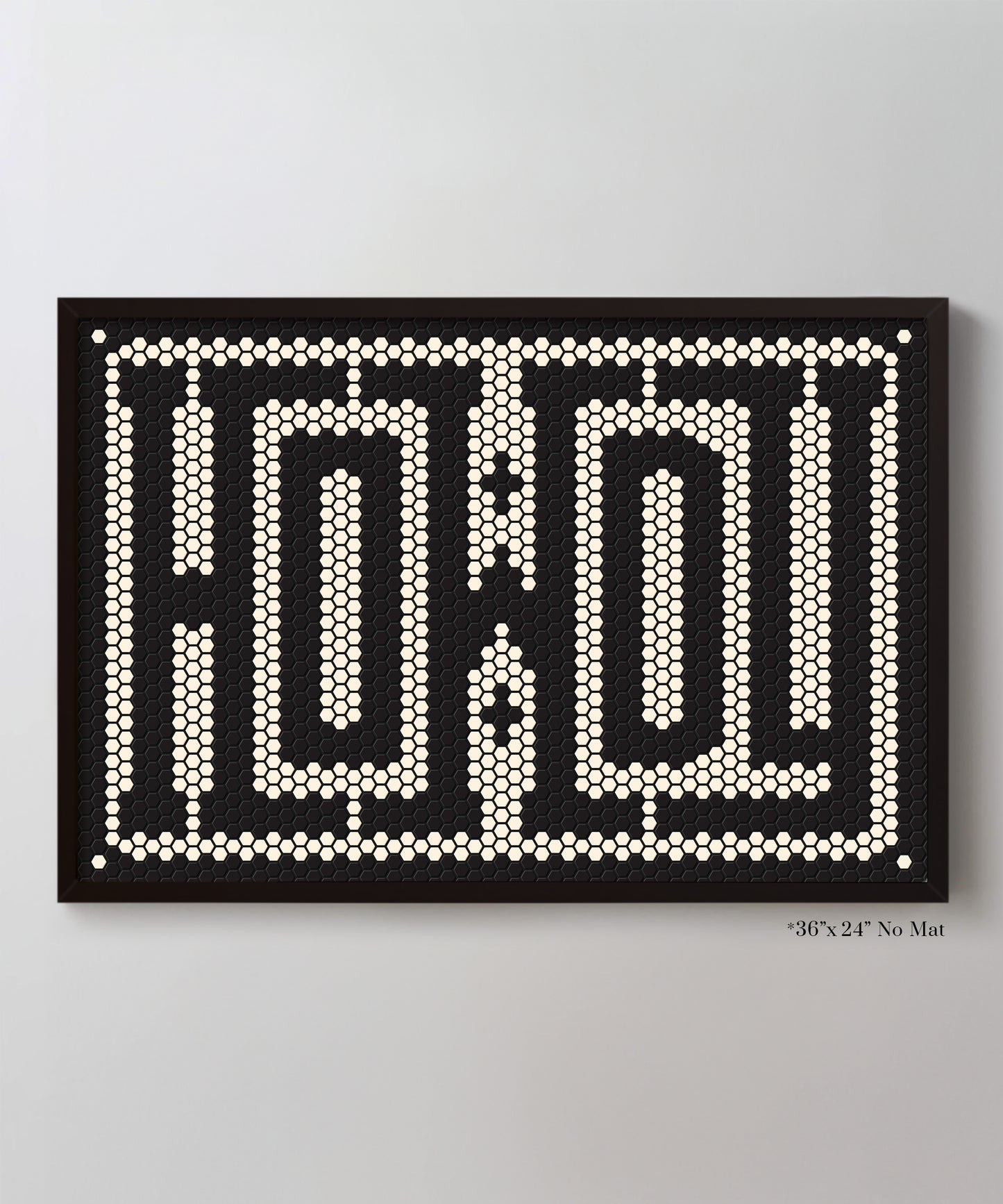 Howdy Tiles Typographic Poster