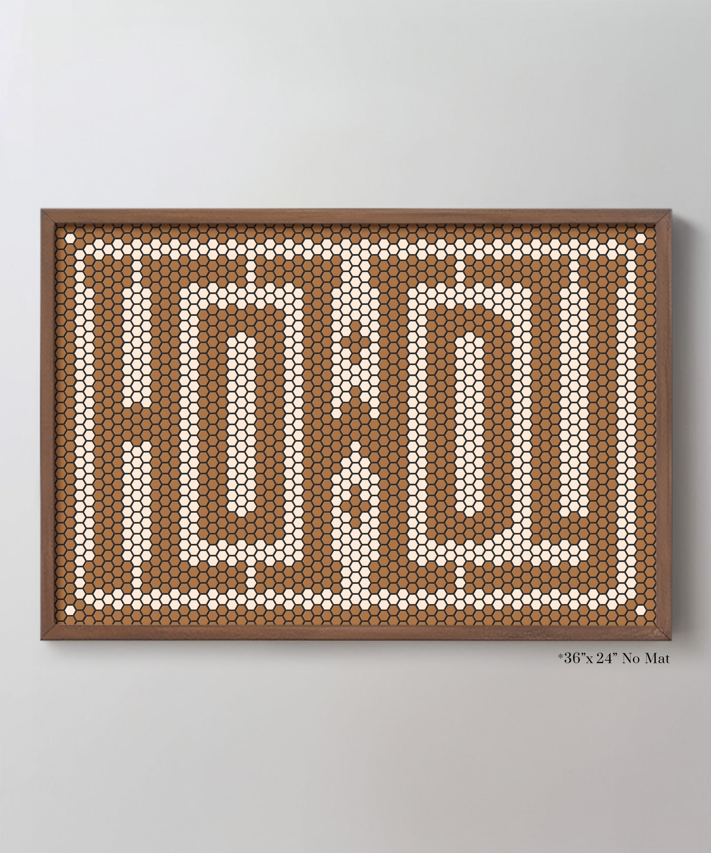 Howdy Tiles Typographic Poster