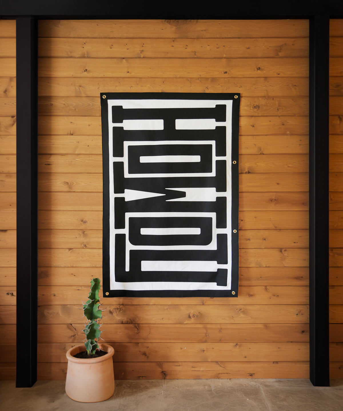 Howdy Felt Banner by Head West Studio
