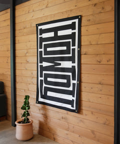 Howdy Felt Banner by Head West Studio