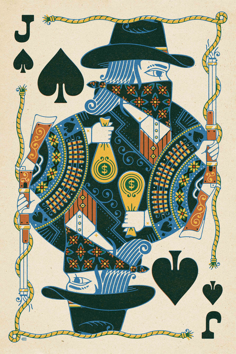 Jack of Spades by Head West Studio