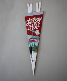 Jackson Hole Felt Pennant by Head West Studio