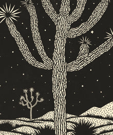 Block Print Desert #2 of 3 - Joshua Tree by Head West Studio