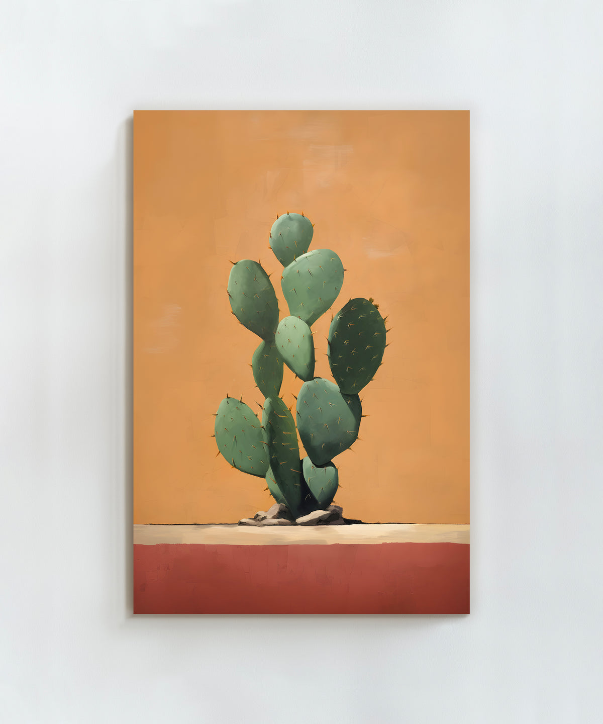 Lone Cacti #3 of 3 - Prickly Pear by Head West Studio