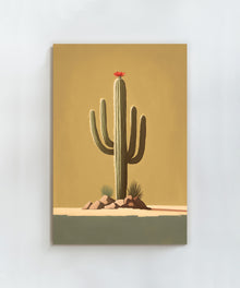 Lone Cacti Series #1 of 3 - Saguaro by Head West Studio