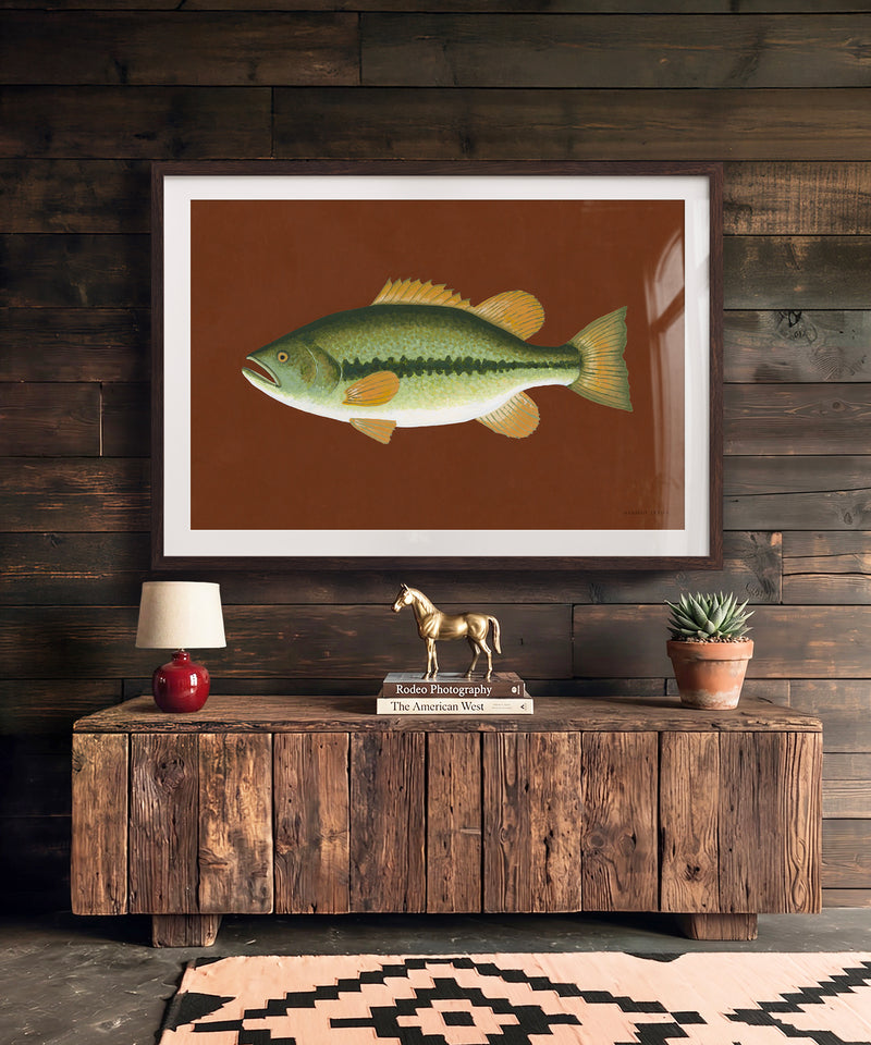 Largemouth Bass by Hannah Ervick