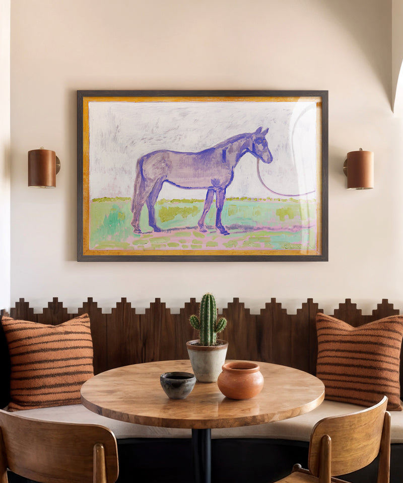 Lavender Horse #1 by Anne-Louise Ewen