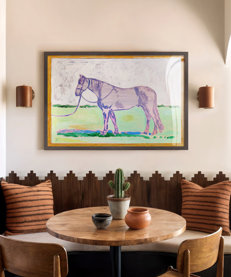 Lavender Horse #2 by Anne-Louise Ewen
