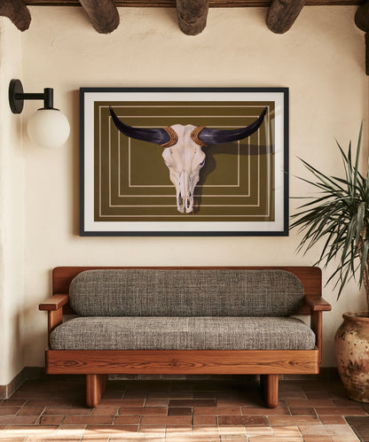 Santa Fe Skull #2 by Tanner Muse
