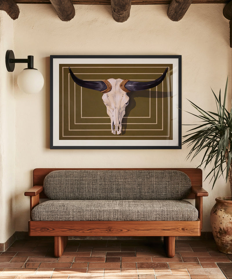 Santa Fe Skull #2 by Tanner Muse