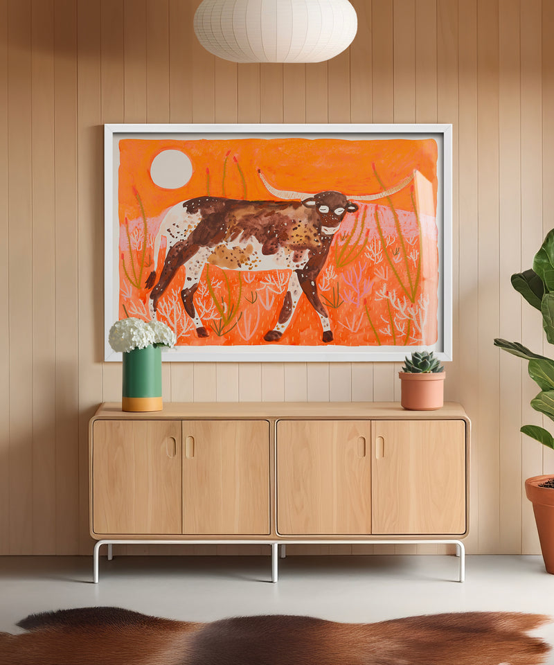 Desert Longhorn by Melissa Lakey