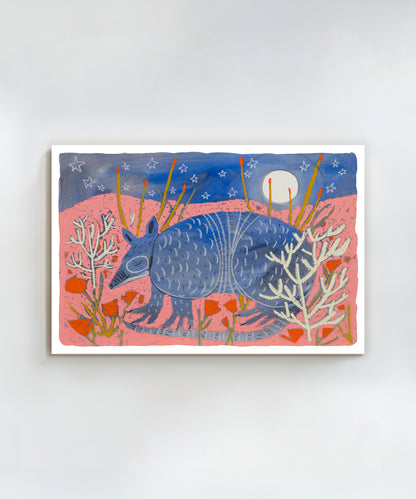 Moonlight Armadillo by Melissa Lakey