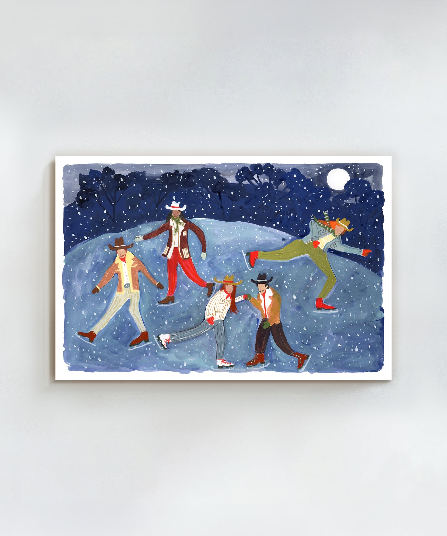 Moonlight Skaters by Melissa Lakey
