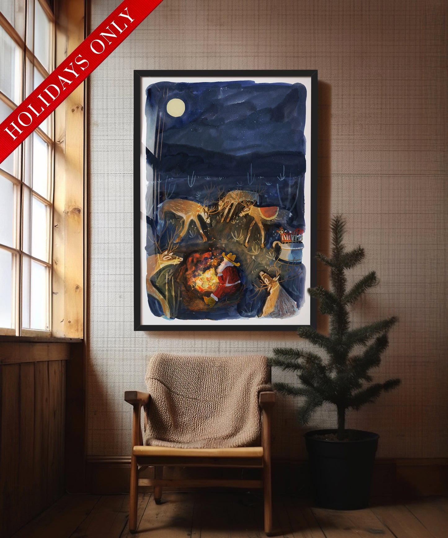 Santa's Pit Stop by Melissa Lakey