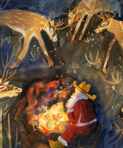 Santa's Pit Stop by Melissa Lakey