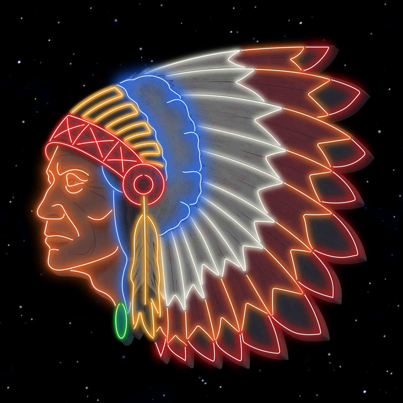 Neon Chief by Head West Studio