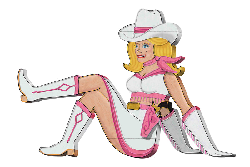 Neon Cowgirl (Day) by Head West Studio