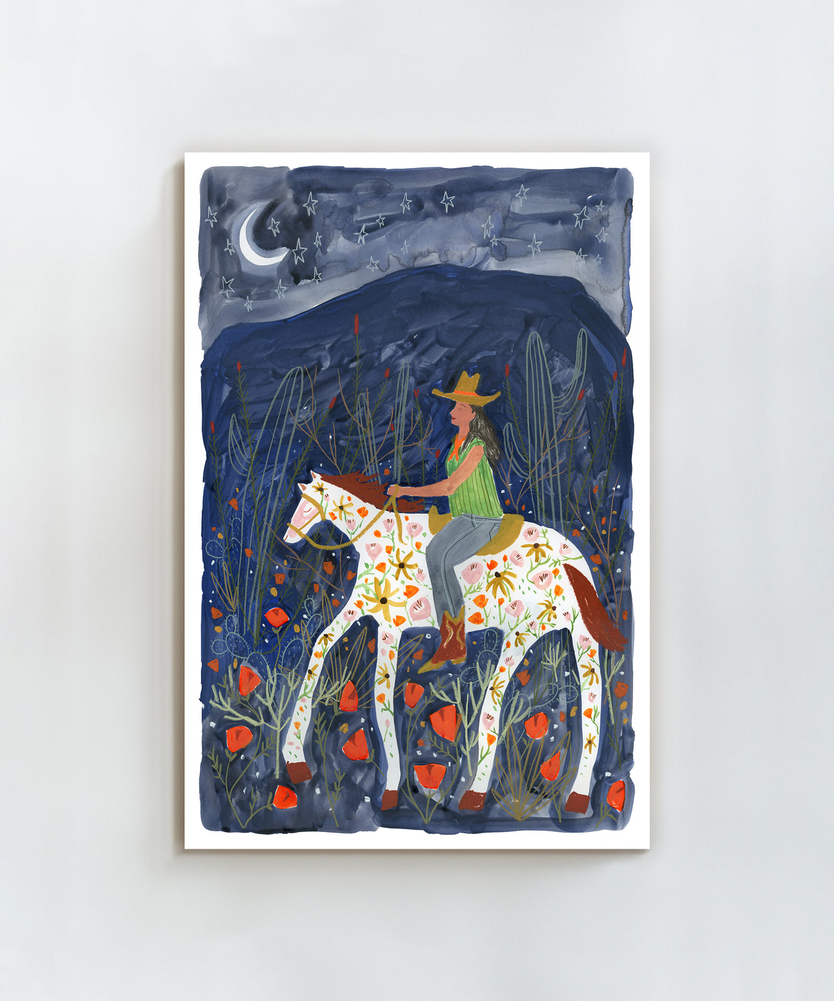 Wildflower Night Ride by Melissa Lakey