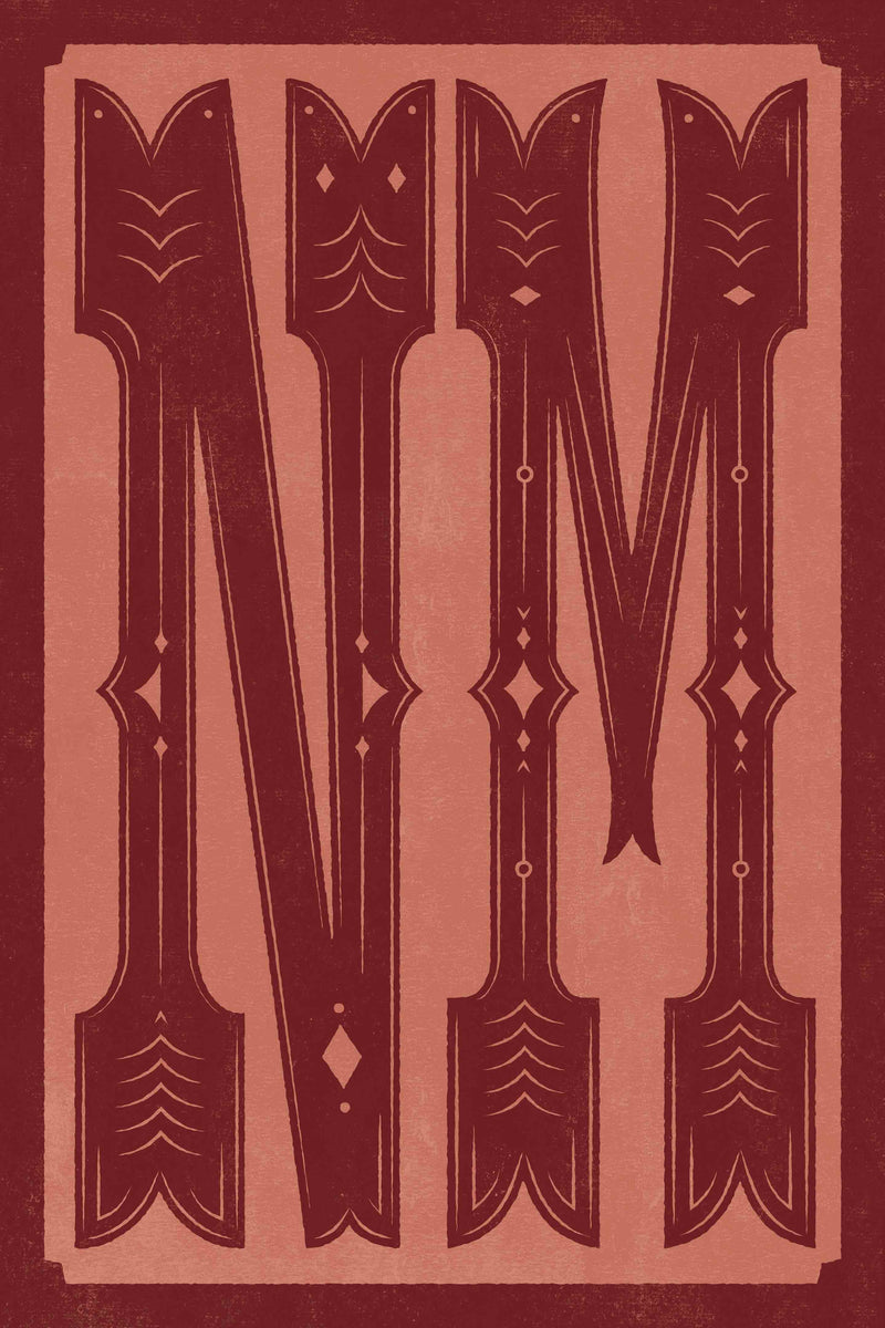 Large Letters - NM by Head West Studio