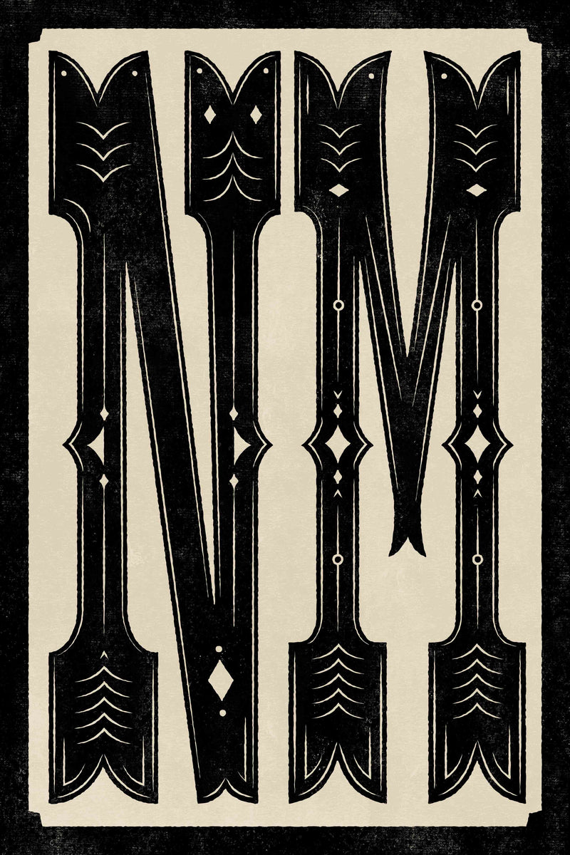 Large Letters - NM by Head West Studio